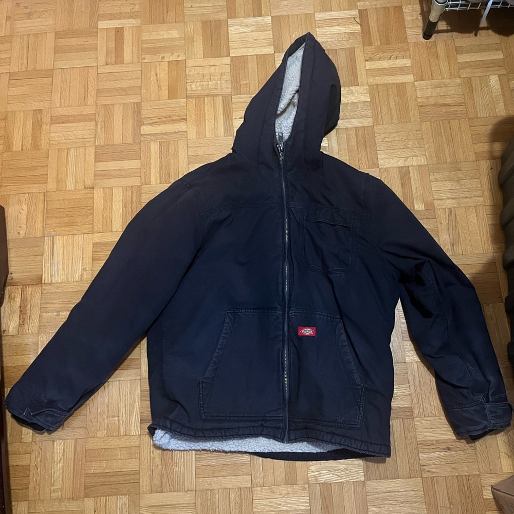 Men's Dickies Black Hooded Jacket